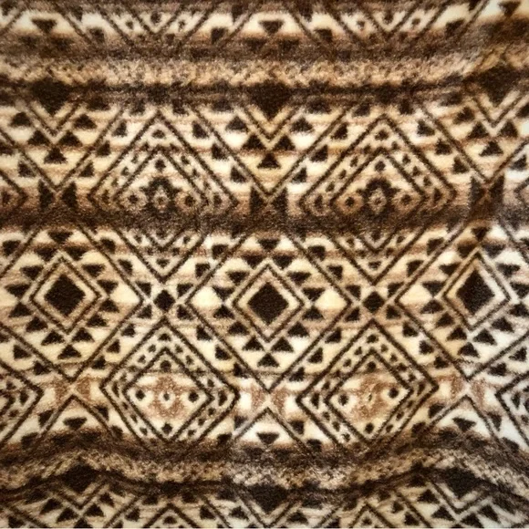 New With Tags Maurices Quarter Zip Jacket in Brown Southwestern Pattern, Large - Picture 5 of 7